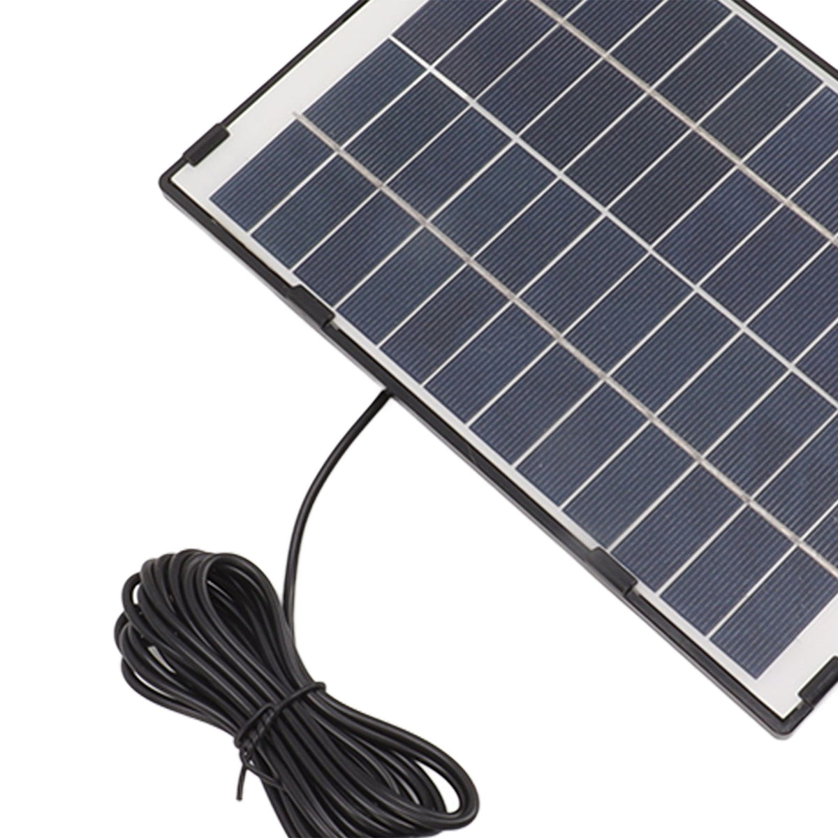6W 12V Polycrystalline Silicon Solar Panel 6W 12V DC5521 Camera Solar Panel Outdoor Home Surveillance Lighting Charger