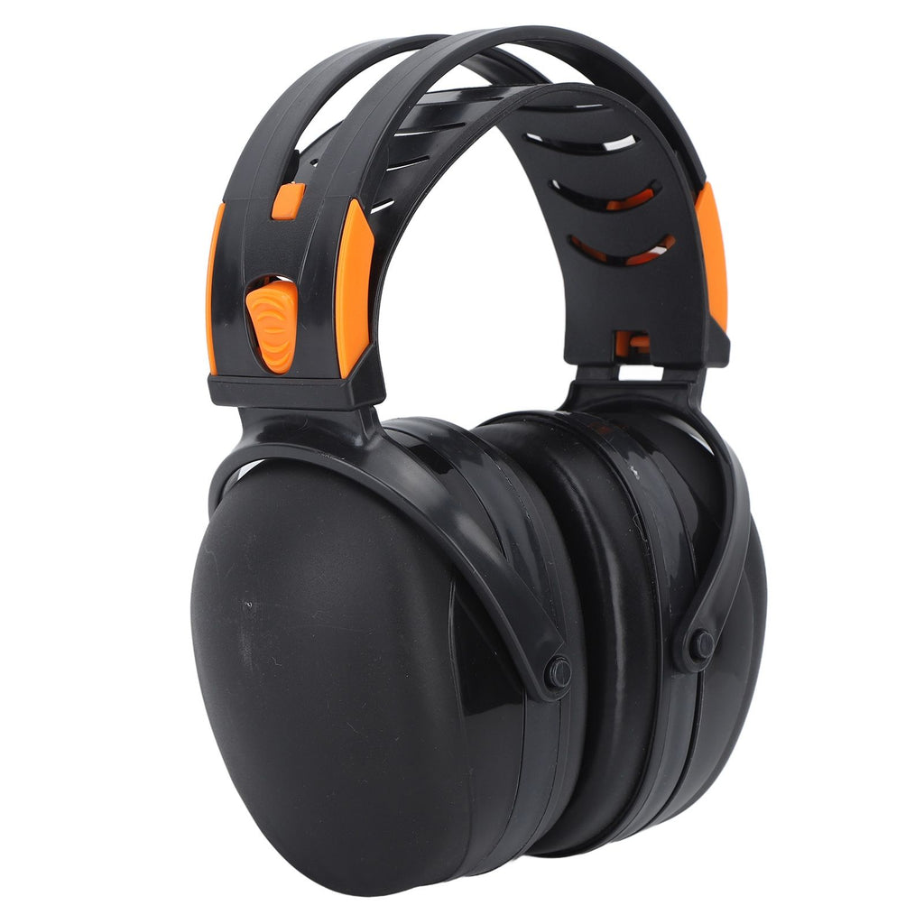 Noise Reduction Earmuffs Foldable Lightweight Hearing Protection Safety Over Head Ear Muff for Garden Shooting Mowing Black