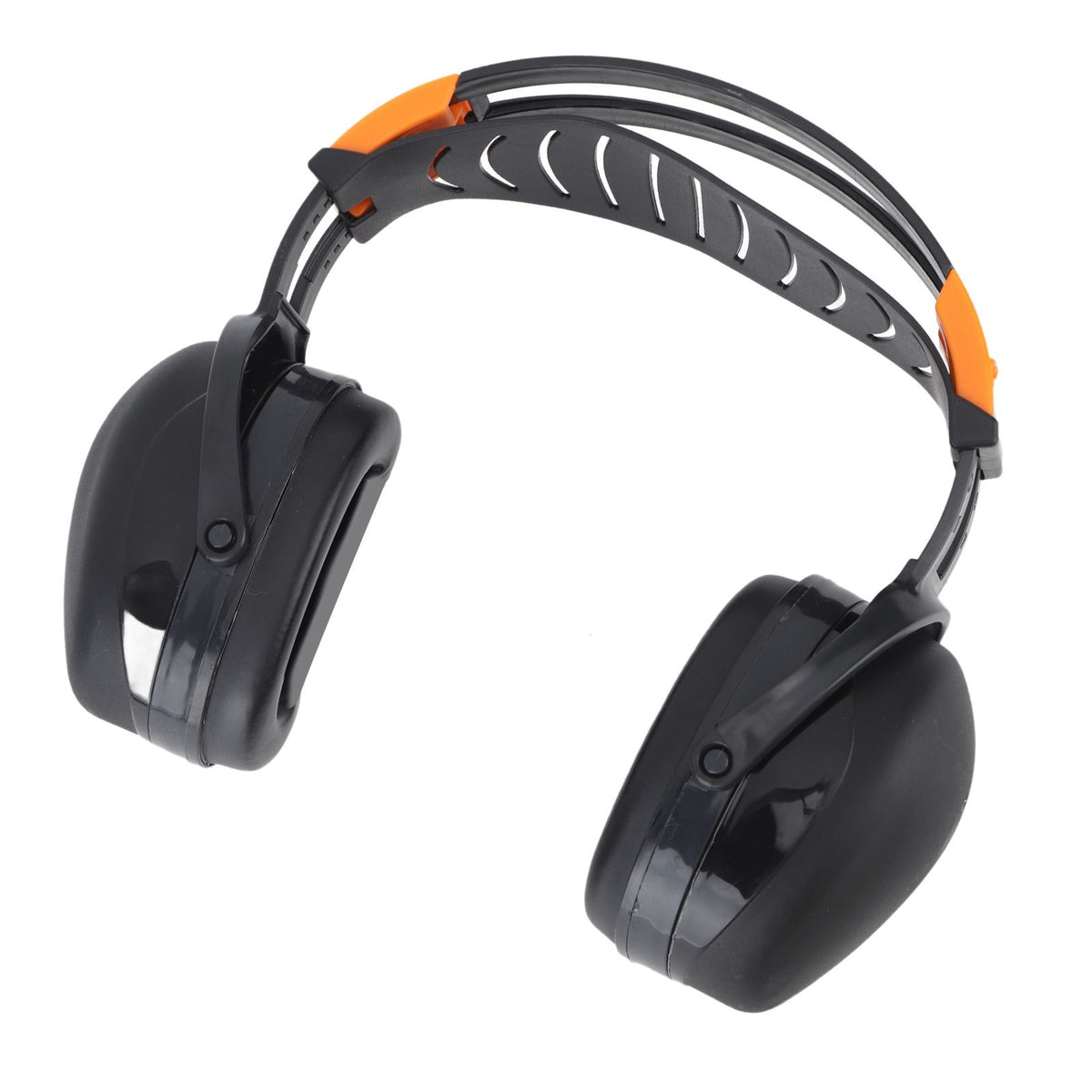 Noise Reduction Earmuffs Foldable Lightweight Hearing Protection Safety Over Head Ear Muff for Garden Shooting Mowing Black