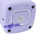 6.5L Washing Machine Folding Portable Automatic Deep Cleaning Wash and Spin Dry Washer with Water Tube 100‑240V Purple AU Plug