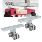 2Pcs Wheel Trolley T Shape Welded Roller Trolley Stable Bearing Track Roller Wheels for Track Electric Lift
