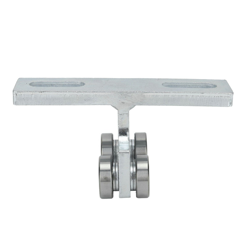 2Pcs Wheel Trolley T Shape Welded Roller Trolley Stable Bearing Track Roller Wheels for Track Electric Lift