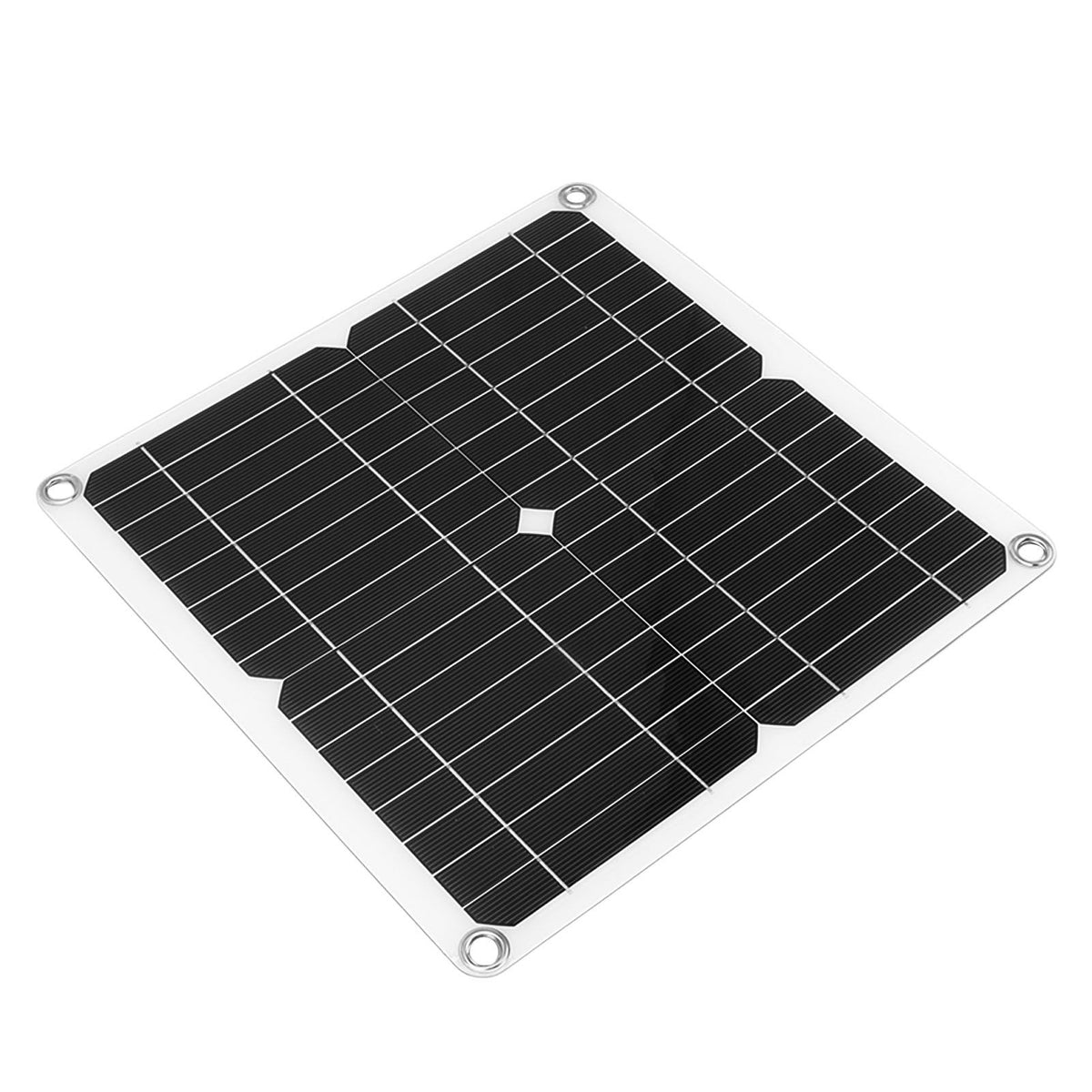 12W 12V Solar Panel Kit Semi Flexible Monocrystalline IP65 Waterproof Portable Solar Charger with 100A Controller for RV