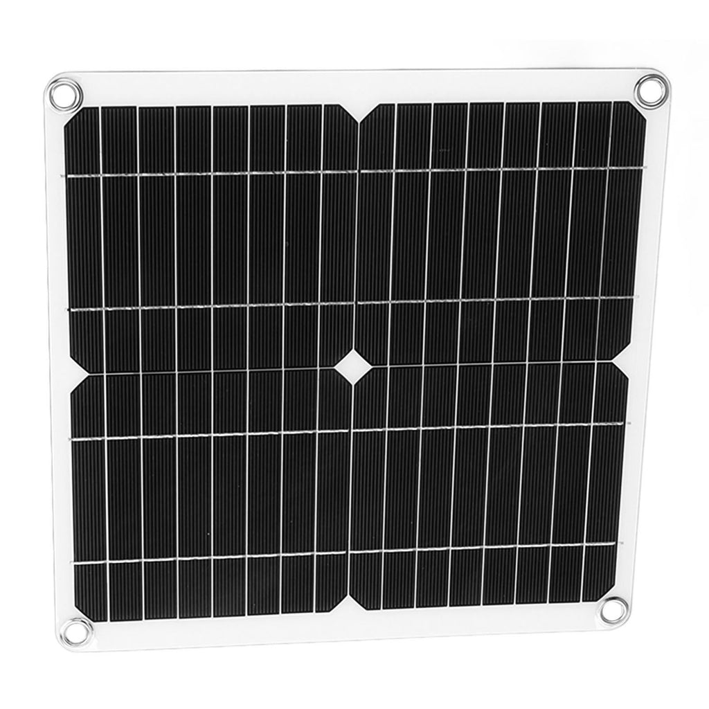 12W 12V Solar Panel Kit Semi Flexible Monocrystalline IP65 Waterproof Portable Solar Charger with 100A Controller for RV