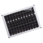 100W 18V Solar Panel Battery Charger Kit Monocrystalline Silicon Solar Panel with Dual USB Controller for Car RV Marine Boat