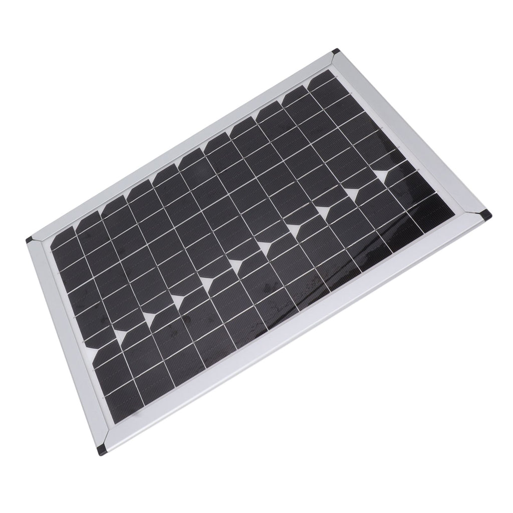 100W 18V Solar Panel Battery Charger Kit Monocrystalline Silicon Solar Panel with Dual USB Controller for Car RV Marine Boat