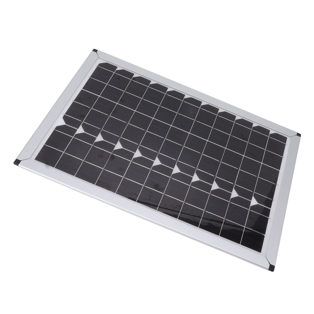 100W 18V Solar Panel Battery Charger Kit Monocrystalline Silicon Solar Panel with Dual USB Controller for Car RV Marine Boat