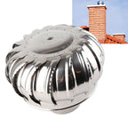 Roof Ventilator Automatic Silent Stainless Steel Pipefit Roof Ventilating Fan Wind Turbines Air Vent Attic Ventilator