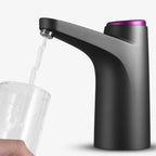 Water Bottle Dispenser BPA Free Quiet 4W 1200mAh Battery Portable Automatic Drinking Water Pump for Home Office Black