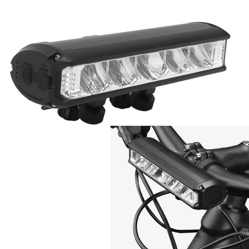 Bright LED Bike Light Aluminum Alloy USB Rechargeable Bike Headlight Waterproof Bike Headlight for Electric Bike Mountain Bike