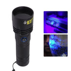 SV50 20W 365nm Flashlight Rechargeable Blacklight Flashlight for Detecting Forged Documents Amber Jewelry Pet Urine Stain