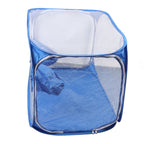 Mushroom Grow Tent Still Air Box Portable Foldable PVC 2 Arm Ports Mushroom Grow Container for Study Research