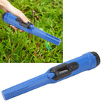 Metal Detector Outdoor Treasure Hunting Expedition Detector Bar Waterproof High Sensitivity Positioning Pointer Blue and Black