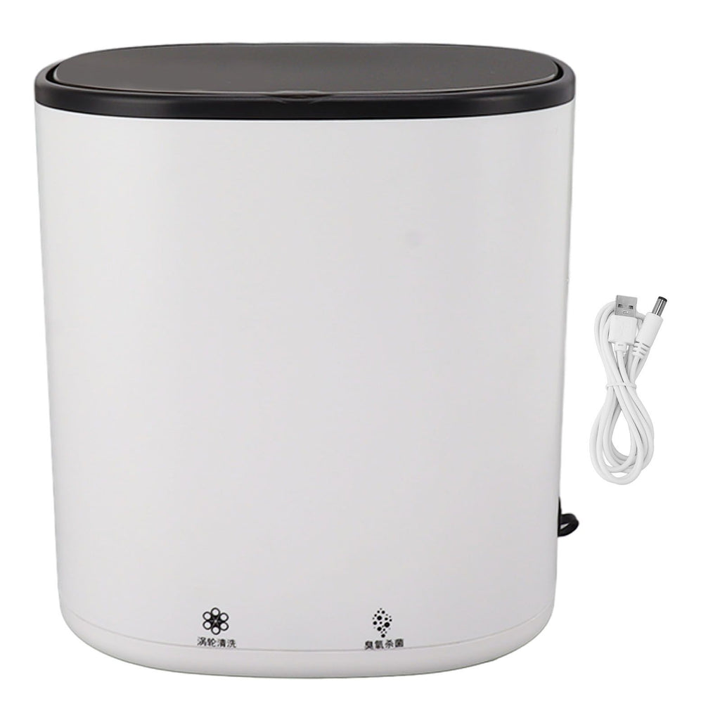Automatic Cosmetic Brush Cleaner Makeup Brush Cleaner Machine 2 in 1 USB Powered 4.5L Mini Washer 12V for Travel