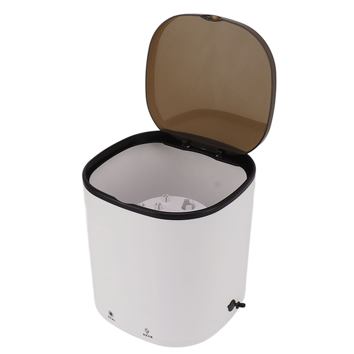 Electric Cosmetic Brush Cleaner 4.5L USB Turbo Blue Lights Cleaning One Key Control Makeup Brush Cleaner Dryer Machine for All Size Makeup Brush