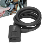 3.7V Electric Bike Lock Bluetooth Fingerprint Bike Lock with Waterproof and Dustproof Anti Theft for Cycling