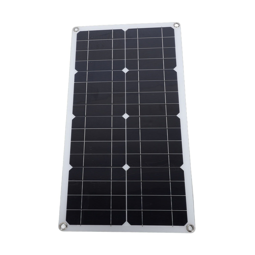 100W Solar Panel Kit IP67 Waterproof with DC 12V 24V 20A Controller Portable Solar Panel for RV Camper Vehicle Caravan