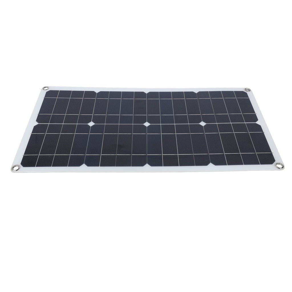 100W Solar Panel Kit IP67 Waterproof with DC 12V 24V 20A Controller Portable Solar Panel for RV Camper Vehicle Caravan