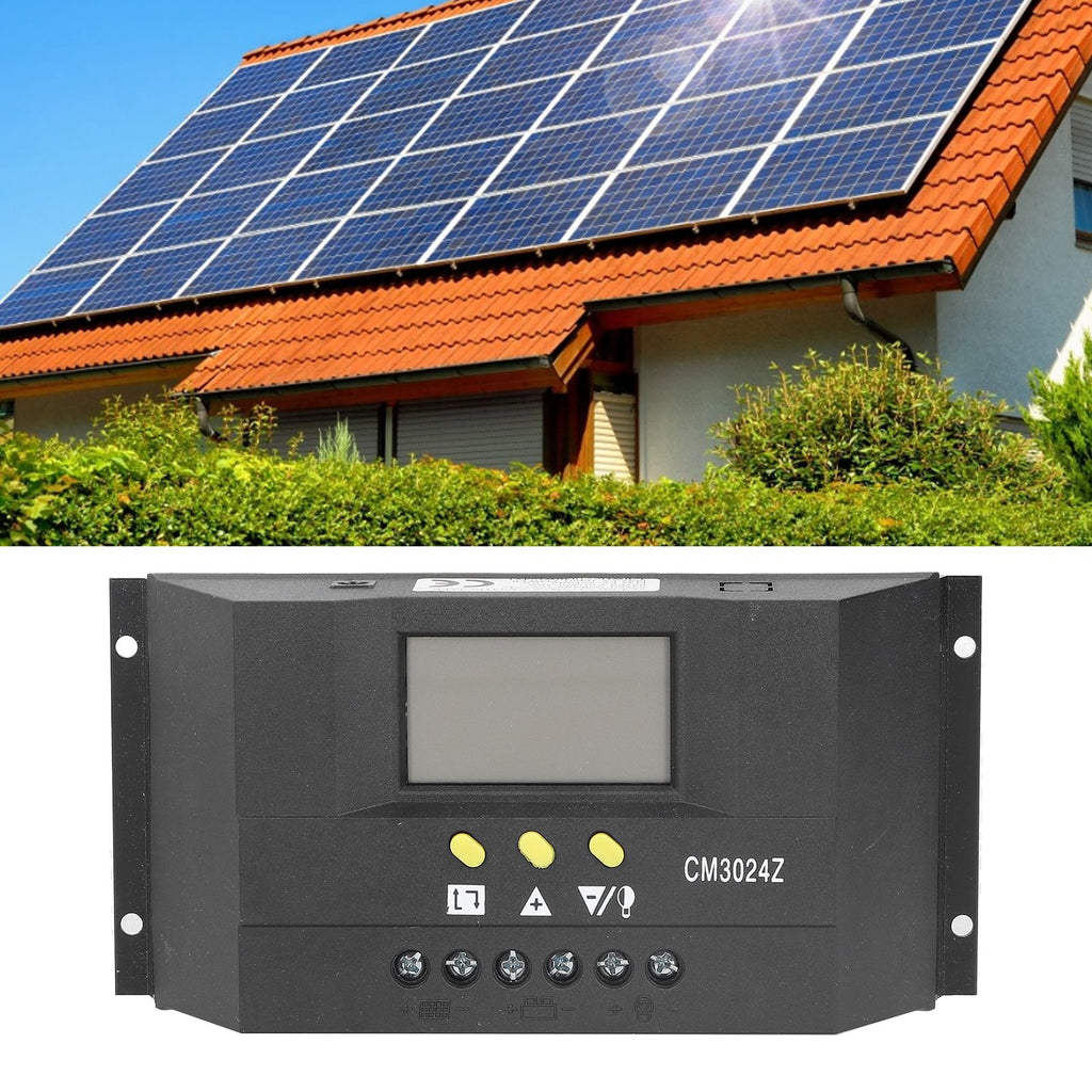 PWM Intelligent Solar Controller Photovoltaic Power Generation Solar Charge Controller 12V/24V30A