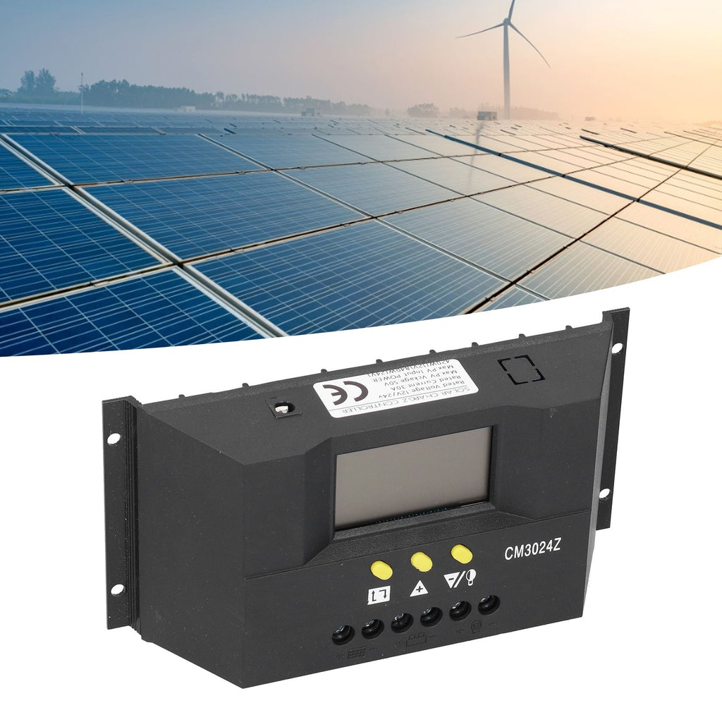 PWM Intelligent Solar Controller Photovoltaic Power Generation Solar Charge Controller 12V/24V30A