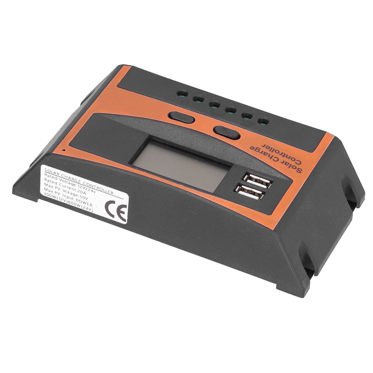 12V/24V Solar Charge Controller IP32 Waterproof High Efficient PWM Solar Power Controller20A