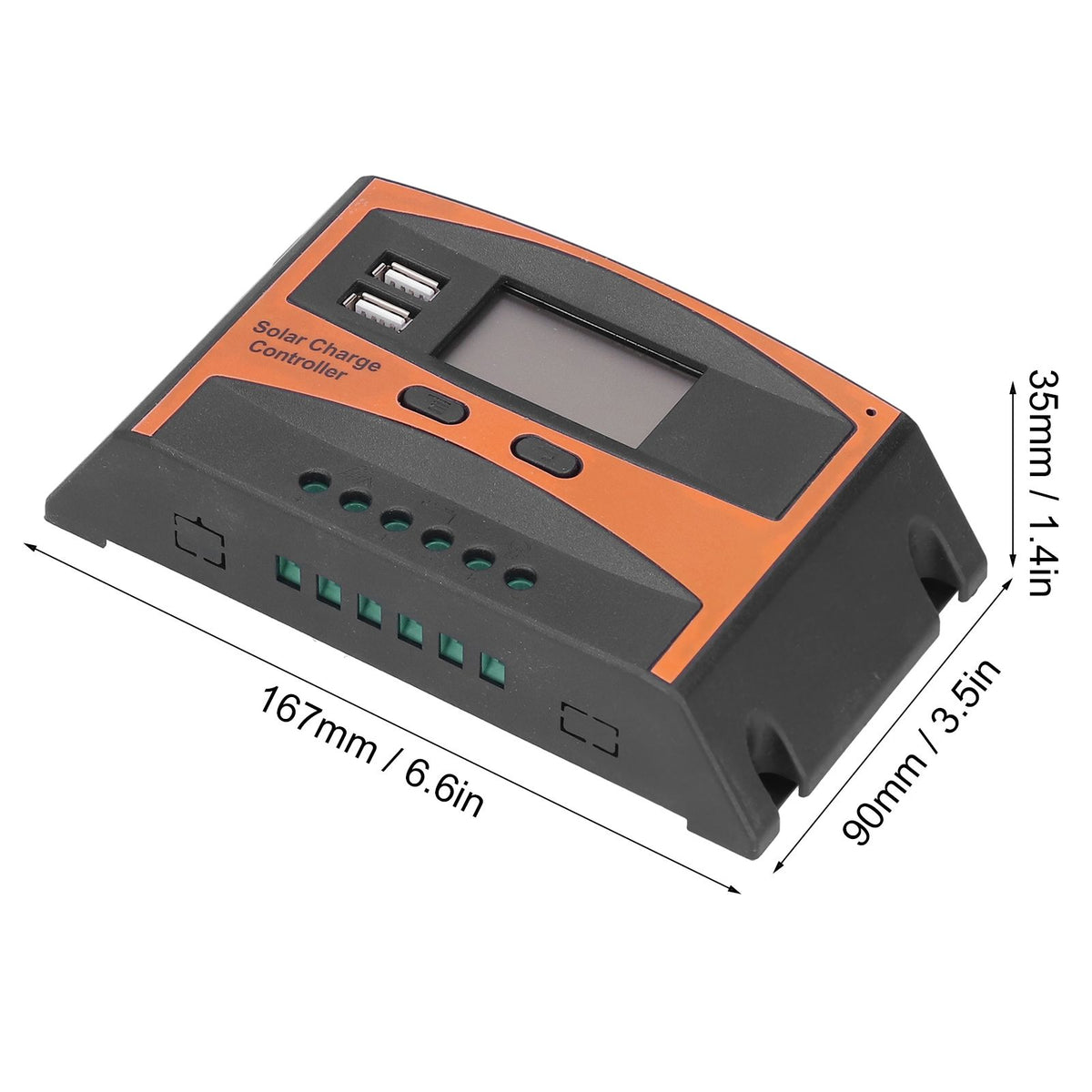 12V/24V Solar Charge Controller IP32 Waterproof High Efficient PWM Solar Power Controller20A