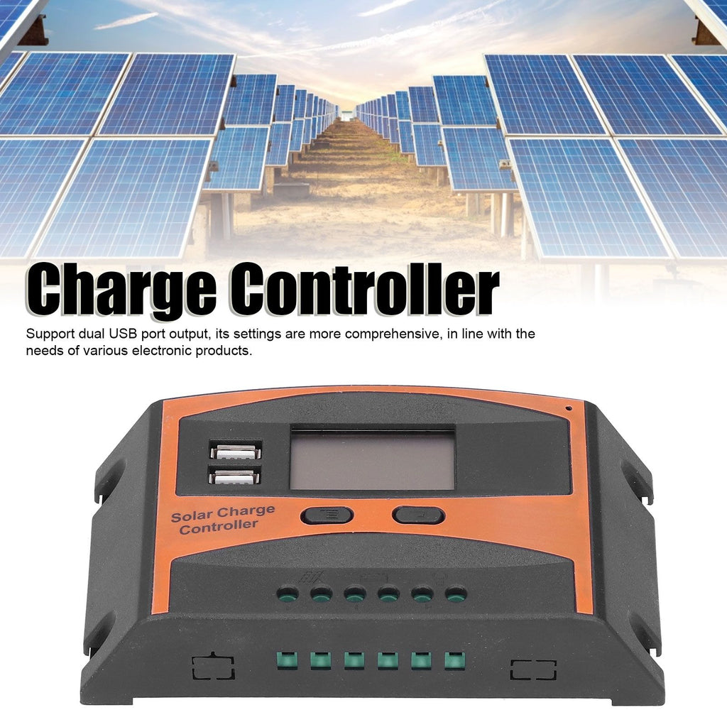 12V/24V Solar Charge Controller IP32 Waterproof High Efficient PWM Solar Power Controller30A