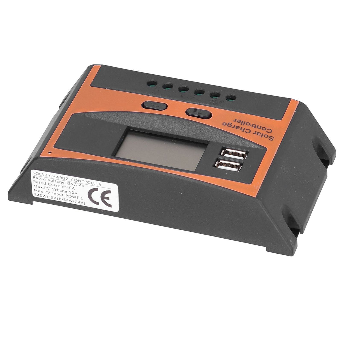 12V/24V Solar Charge Controller IP32 Waterproof High Efficient PWM Solar Power Controller40A