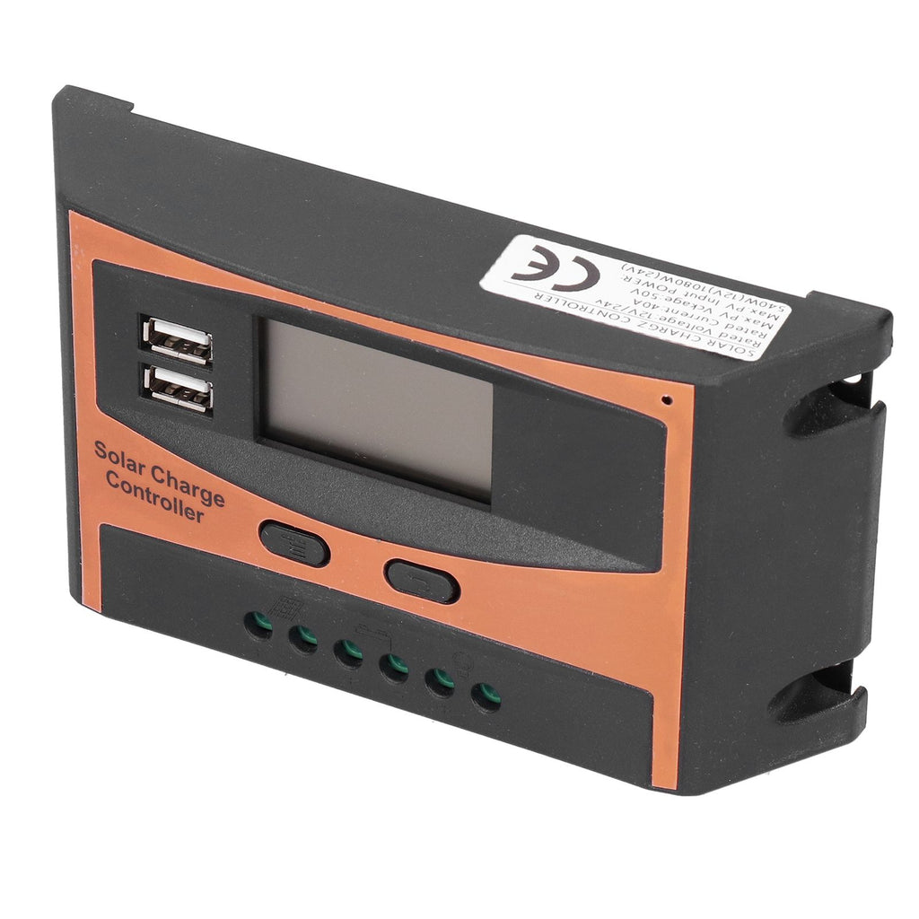 12V/24V Solar Charge Controller IP32 Waterproof High Efficient PWM Solar Power Controller40A