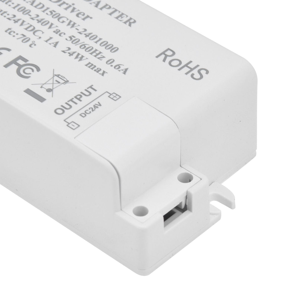 DC 24V 24W 1A LED Driver Constant Voltage Flame Retardant Efficient DIY LED Power Supply AC 100‑240V