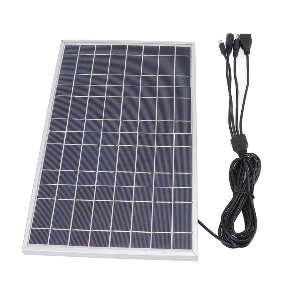 8V 15W Solar Panel High Efficiency Solar Charging Panel Outdoor Battery Charger for Household Car Boat