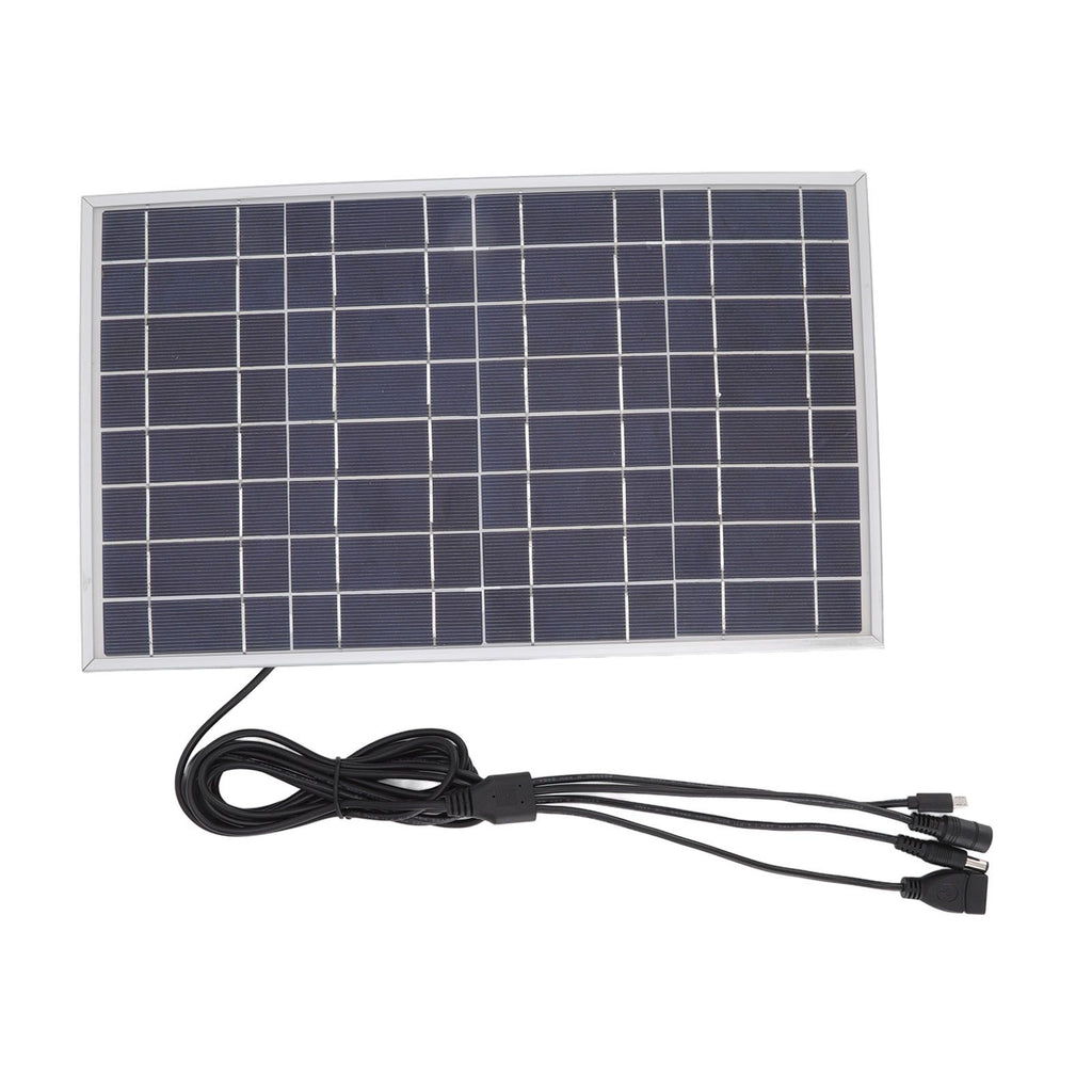 8V 15W Solar Panel High Efficiency Solar Charging Panel Outdoor Battery Charger for Household Car Boat