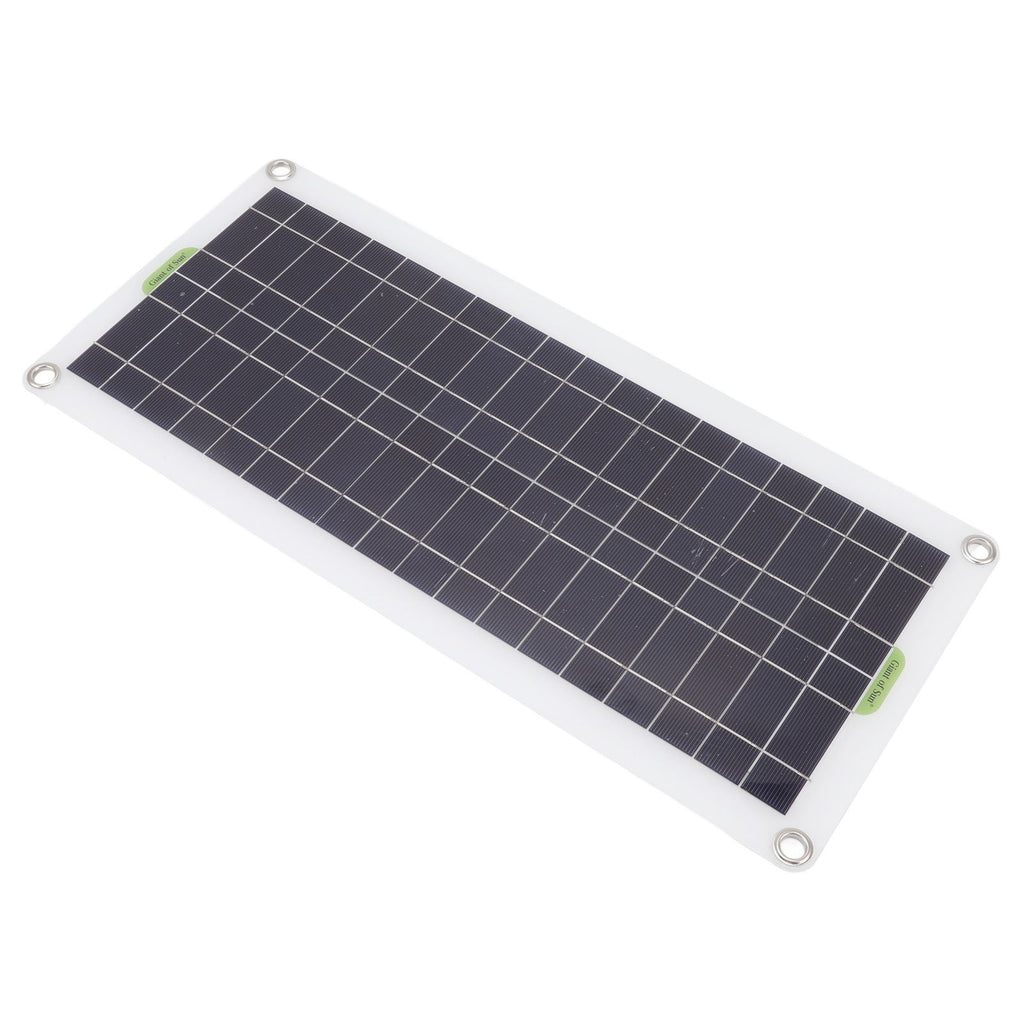 12V to 220V 30W Solar Charging Panel 220W Solar Inverter Battery Charger Kit for Camping Hiking 10A