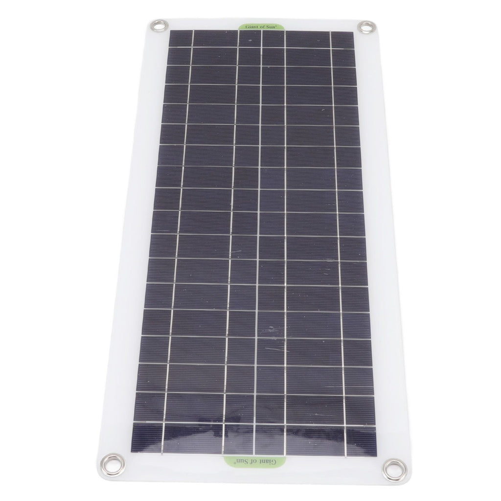 12V to 220V 30W Solar Charging Panel 220W Solar Inverter Battery Charger Kit for Camping Hiking 30A