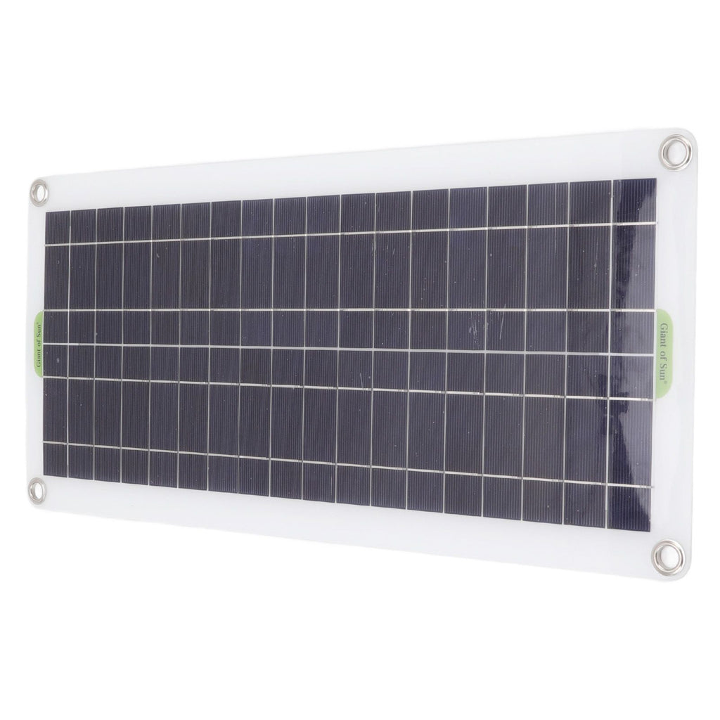 12V to 220V 30W Solar Charging Panel 220W Solar Inverter Battery Charger Kit for Camping Hiking 30A