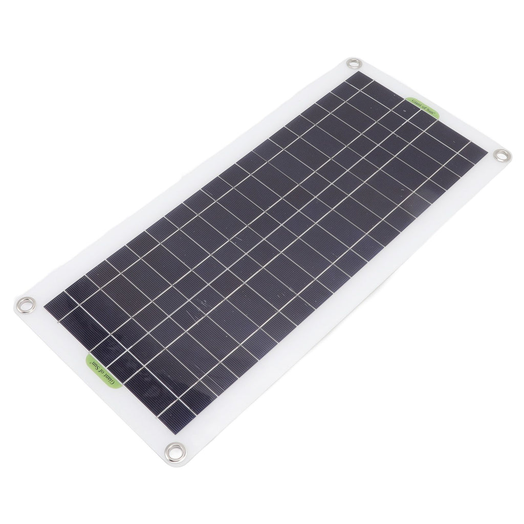 12V to 220V 30W Solar Charging Panel 220W Solar Inverter Battery Charger Kit for Camping Hiking 100A