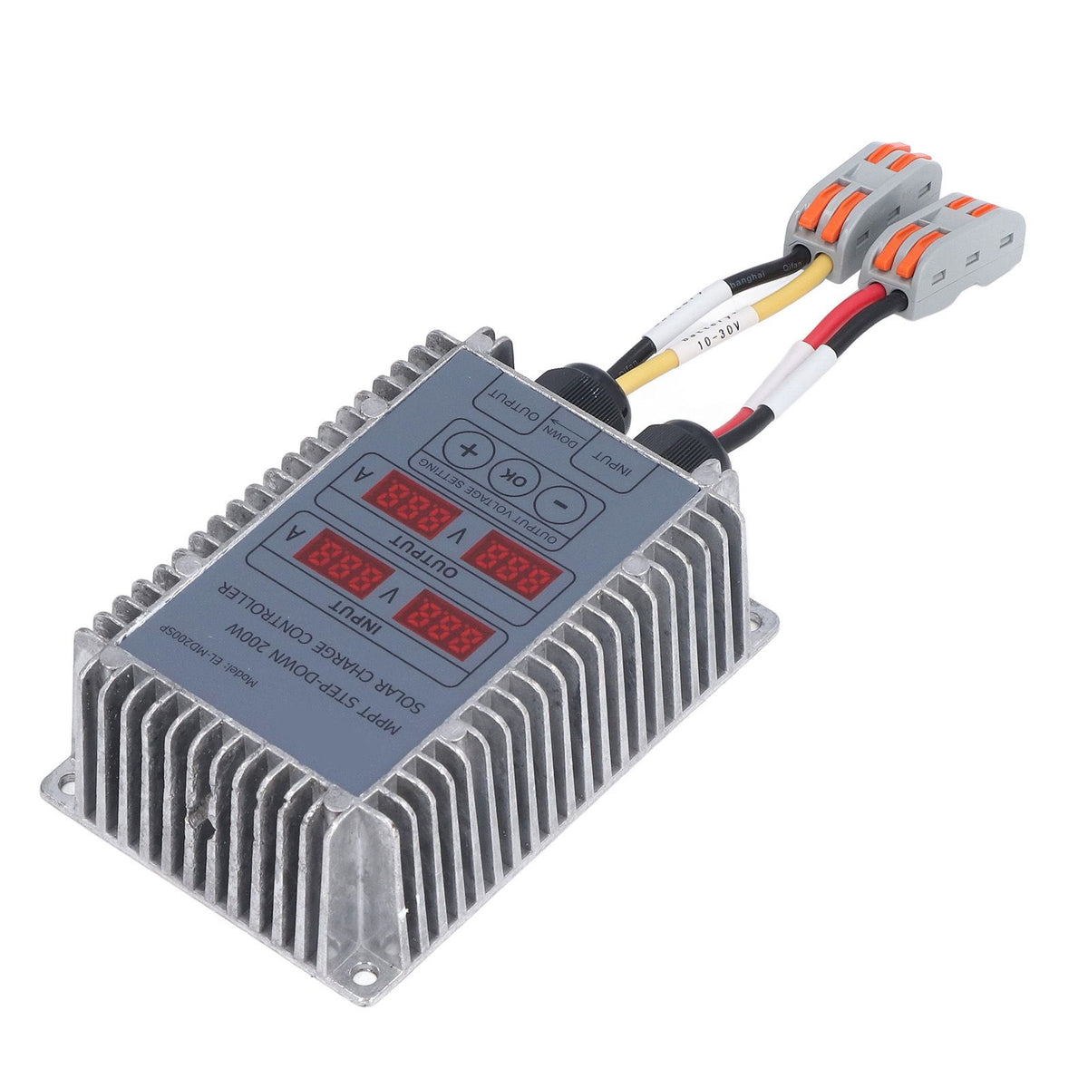 Solar Charge Controller MPPT Buck Charging 10‑30V Adjustable Control for Battery 200W