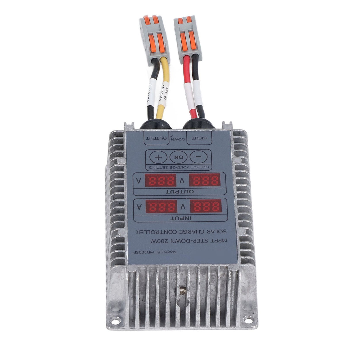 Solar Charge Controller MPPT Buck Charging 10‑30V Adjustable Control for Battery 200W