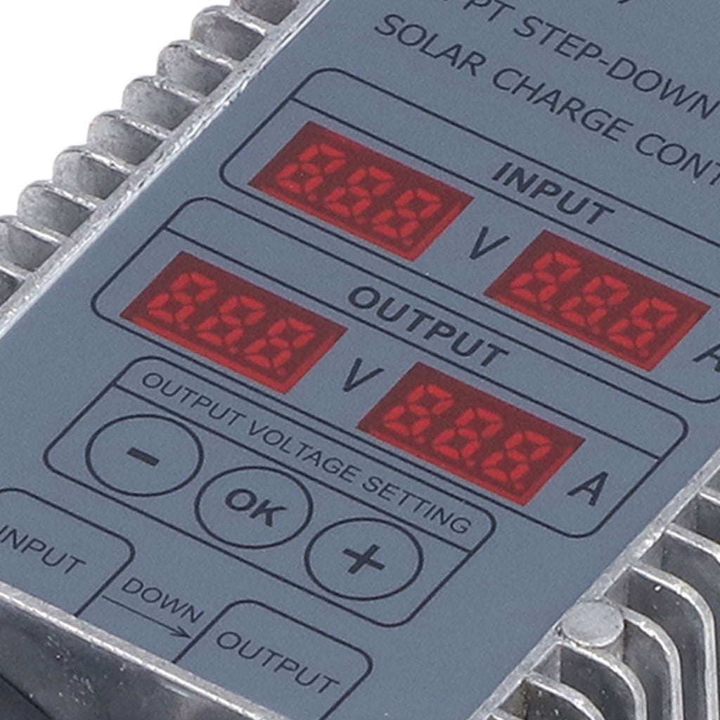 Solar Charge Controller MPPT Buck Charging 10‑30V Adjustable Control for Battery 200W