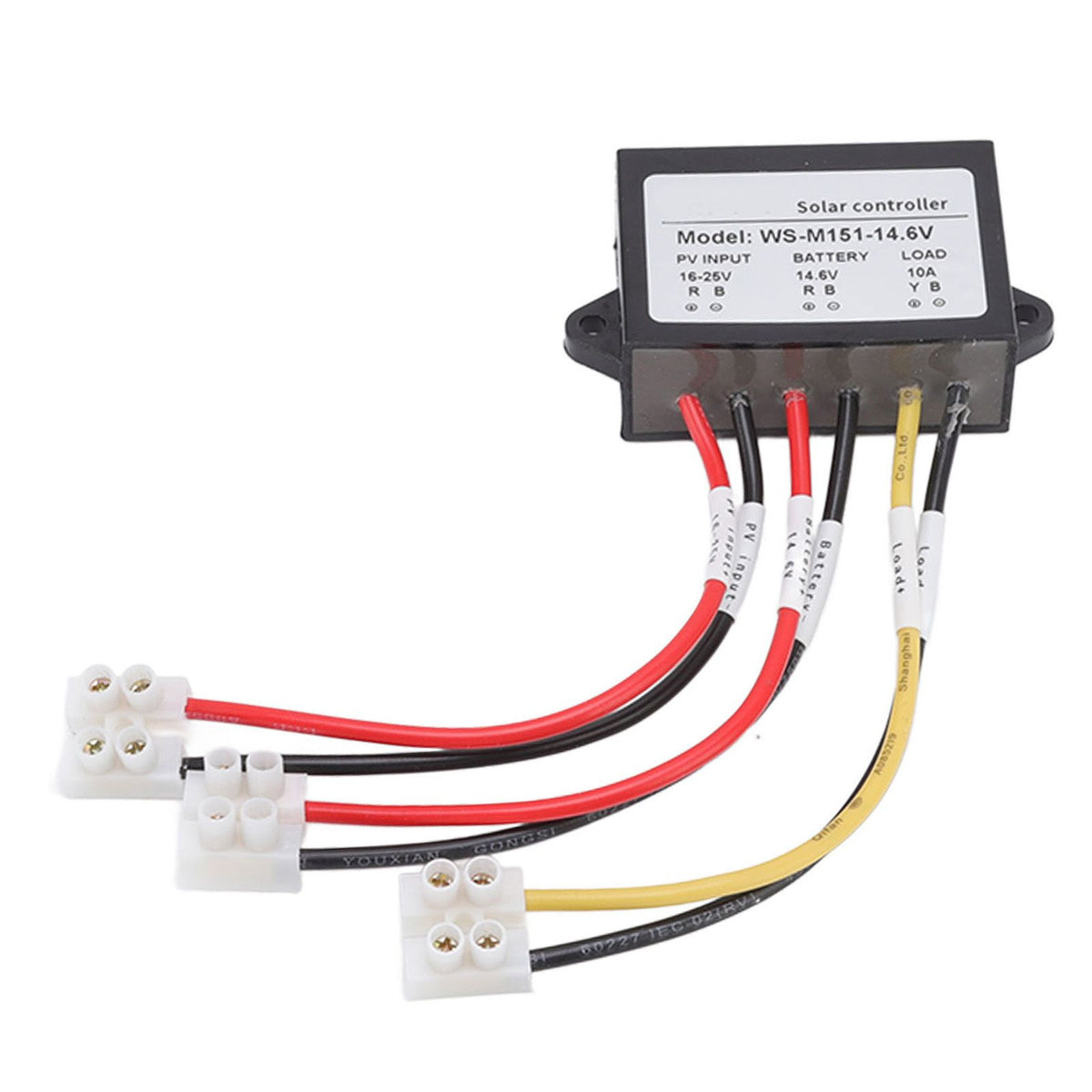 MPPT Solar Controller 150W 10A Photosensitive Night Load Output Solar Panel Controller for Street Lamp 14.6V