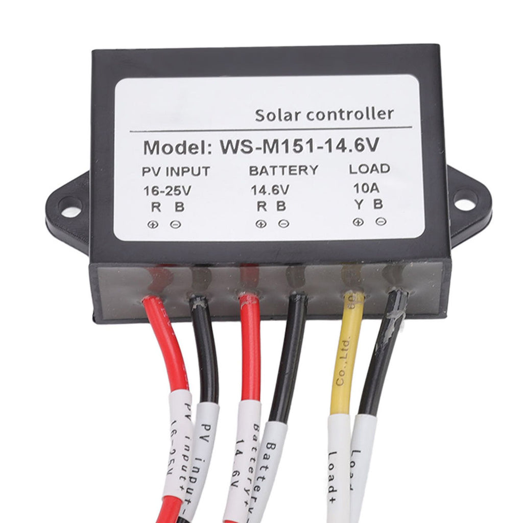 MPPT Solar Controller 150W 10A Photosensitive Night Load Output Solar Panel Controller for Street Lamp 14.6V