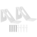 2Pcs Kayak Paddle Storage Rack Wall Mounted Save Space Easy to Install Stable Boat Paddle Wall Mount Rack for Stadium