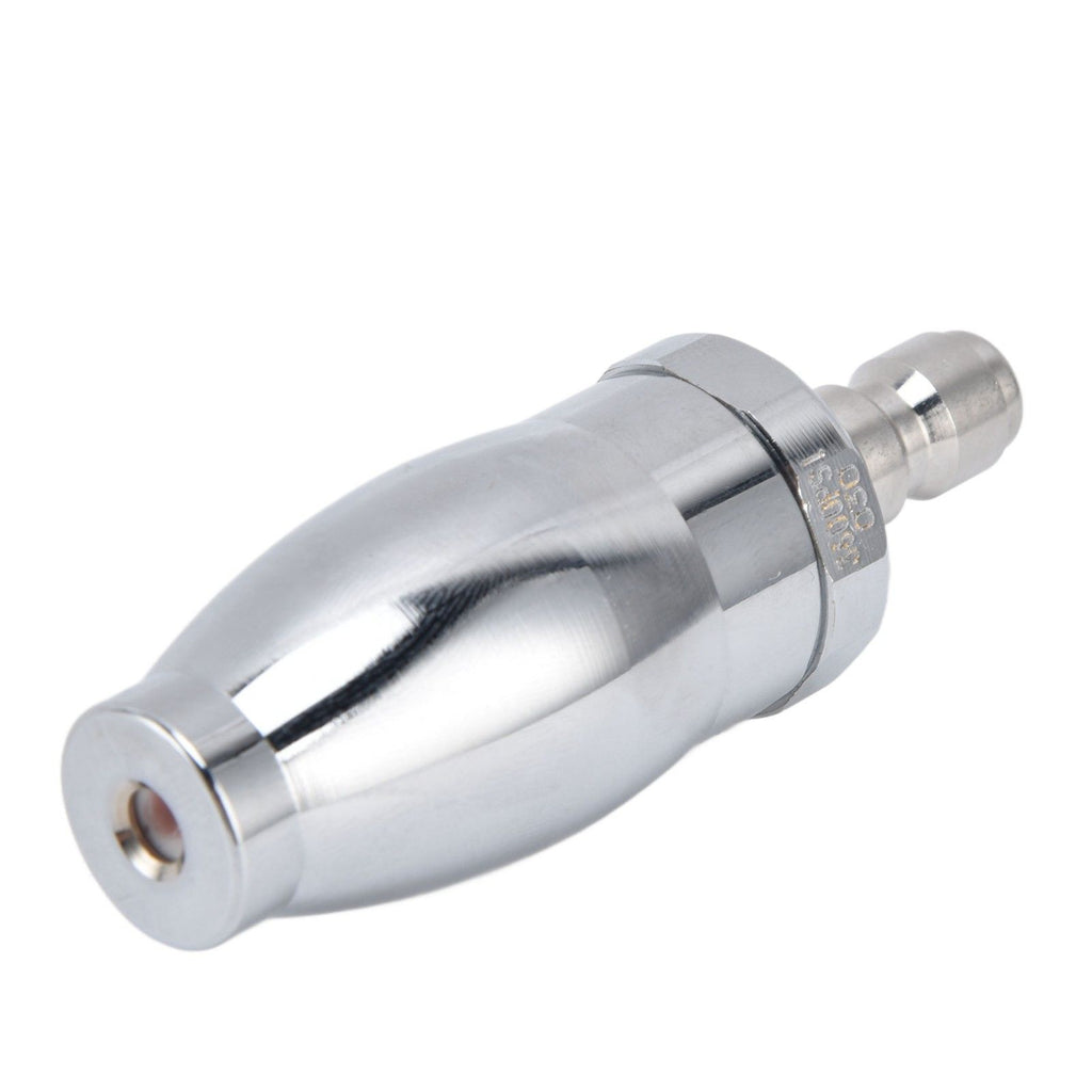 High Pressure Washer 3600PSI Rotating Turbo Nozzle with 1/4in Quick Connect Plug Stainless Steel Rotating Nozzle