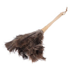 Feather Duster Light Weight Soft Long Handle Reusable Black Ostrich Feather Duster for Home Office Car