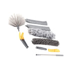 9pcs Microfiber Duster Kit Extendable Feather Duster House Cleaning Tool for Ceiling Fan Car