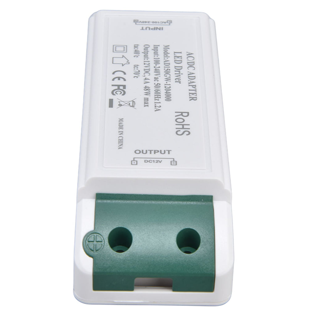 LED Power Driver 12V DC 48W 4A Constant Current Voltage Adapter 12V LED Power Transformer AC100‑240V