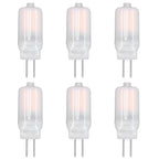 6pcs G4 LED Bulb 12V 360° Luminescence 360° Heat Dissipation Low Power Consumption General Standard Interface Bulbs 3WWarm White