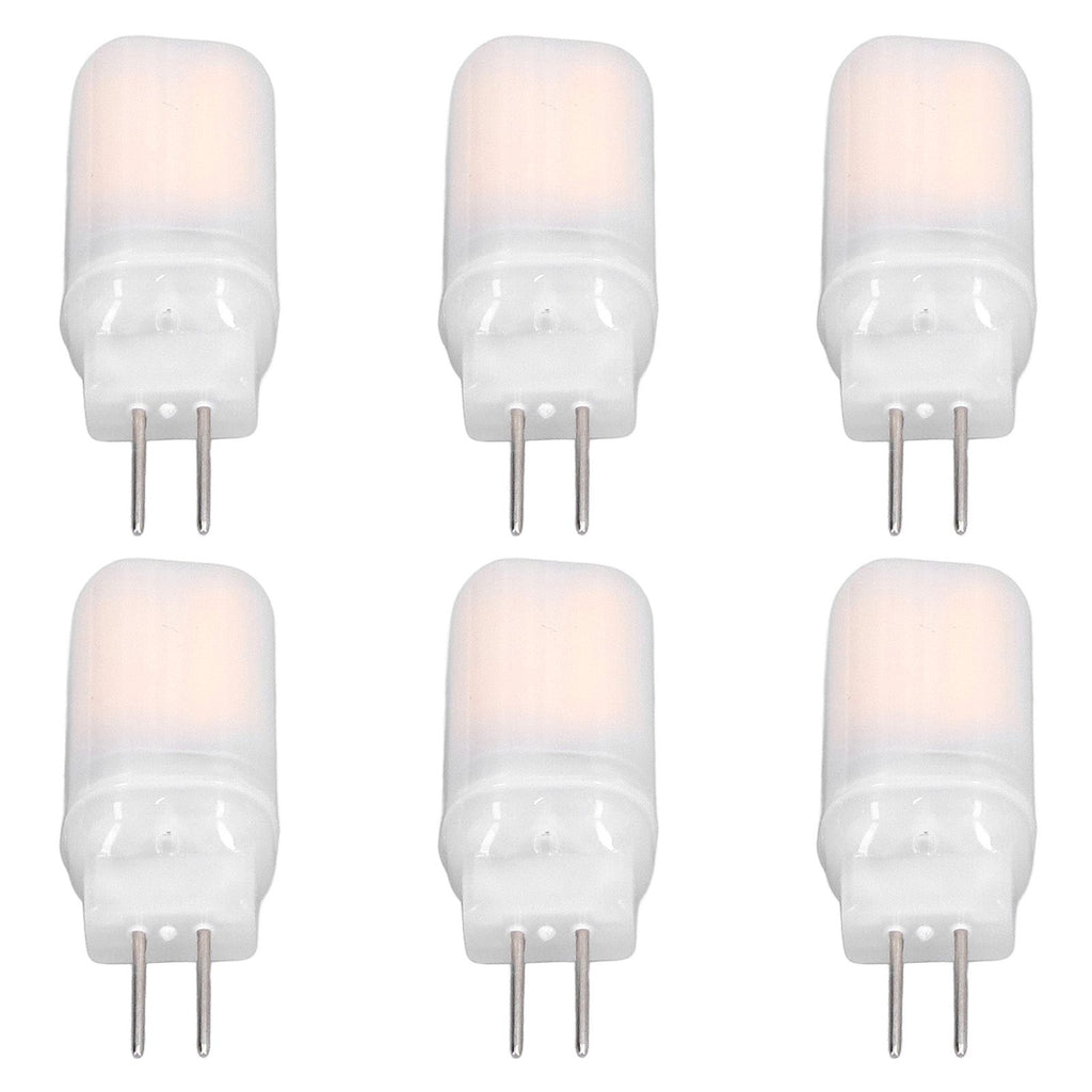 6pcs G4 LED Bulb 12V 360° Luminescence 360° Heat Dissipation Low Power Consumption General Standard Interface Bulbs 3WWarm White