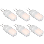6pcs G4 LED Bulb 12V 360° Luminescence 360° Heat Dissipation Low Power Consumption General Standard Interface Bulbs 3WWarm White