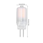 6pcs G4 LED Bulb 12V 360° Luminescence 360° Heat Dissipation Low Power Consumption General Standard Interface Bulbs 3WWarm White